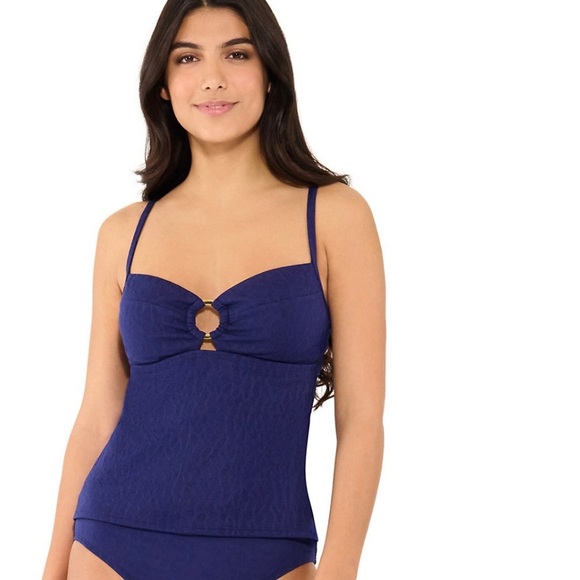 🎉HP🎉 Women’s Freshwater O-Ring Tankini Top in Petal Mid Color - Picture 1 of 3